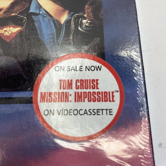 1996 Paramount SEALED VHS TOP GUN (1986) Tom Cruise Watermarks - Picture 2 of 9